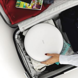 atem desk personal air purifier for traveler, portable design
